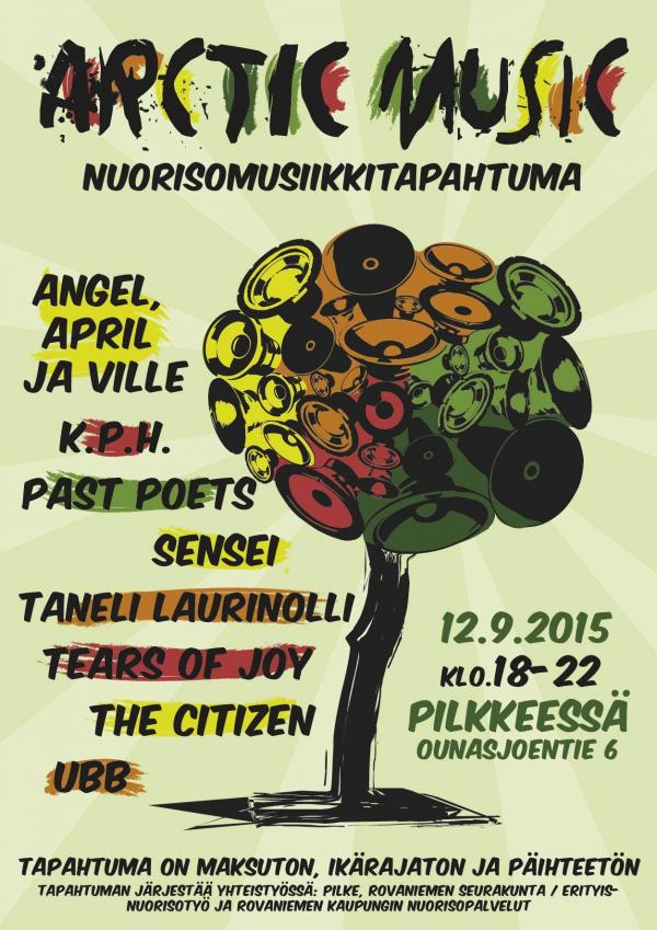 arctic music tapahtuman mainos