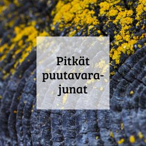 Kuvalinkki esittelee tehokasta puunkuljetusta pitkillä tavarajunilla